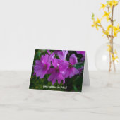 Tree Mallow Grußkarte Karte (Gelbe Blume)