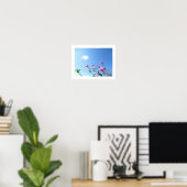 Tree Mallow in Bloom Poster (Heimbüro)