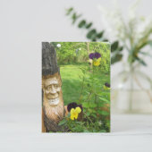Tree man Postcard Postkarte (Stehend Vorderseite)