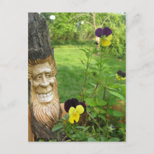 Tree man Postcard Postkarte