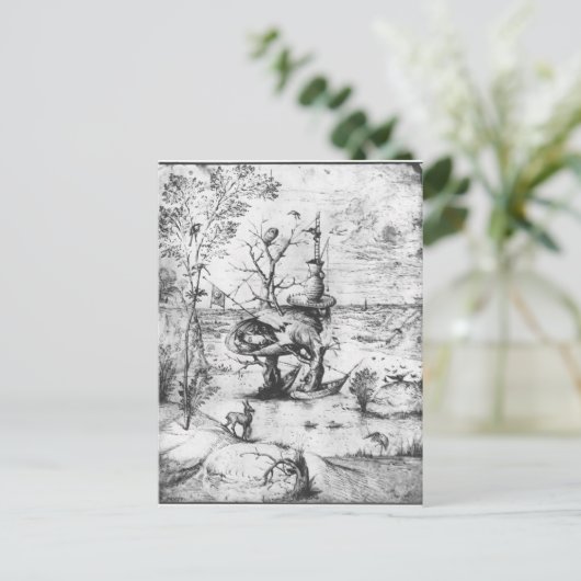 Tree Man von Hieronymus Bosch Postkarte (Stehend Vorderseite)