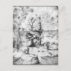 Tree Man von Hieronymus Bosch Postkarte