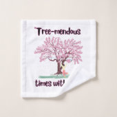 TREE MENDUS QUOTE BADHANDTUCH SET (Waschlappen)