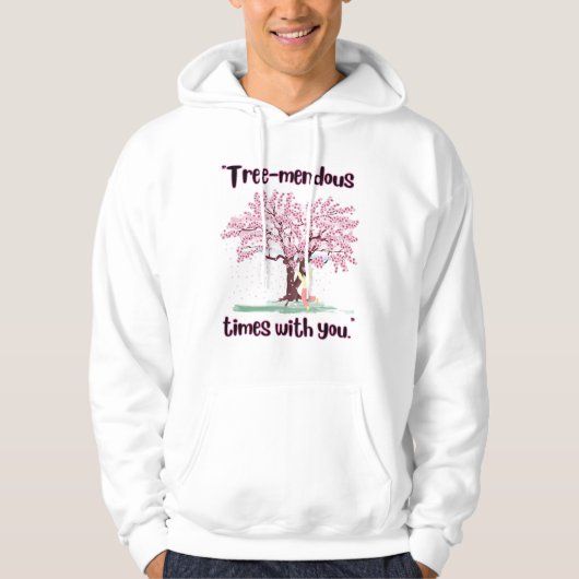TREE MENDUS QUOTE HOODIE (Vorderseite)