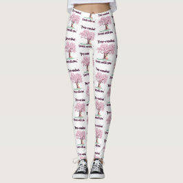 TREE MENDUS QUOTE LEGGINGS