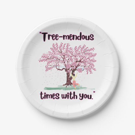 TREE MENDUS QUOTE PAPPTELLER (Vorderseite)