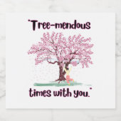 TREE MENDUS QUOTE SCHAUMWEINETIKETT (Einzelnes Label)