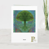 Tree mit Angel Wings Graphic Arts Card Karte (Rückseite)
