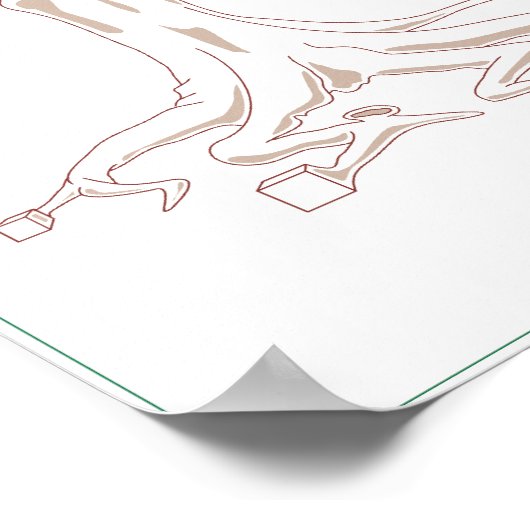 Tree mit Cube Roots Poster (Ecke)