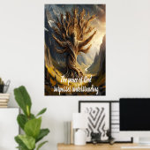 Tree mit Göttern Frieden übertrifft alle Poster (Heimbüro)
