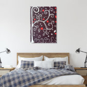 Tree mit Herzen von Michael Dooley Leinwanddruck (Insitu (Schlafzimmer))