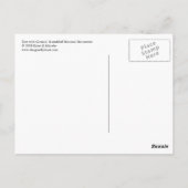 Tree mit Postkarte (Rückseite)