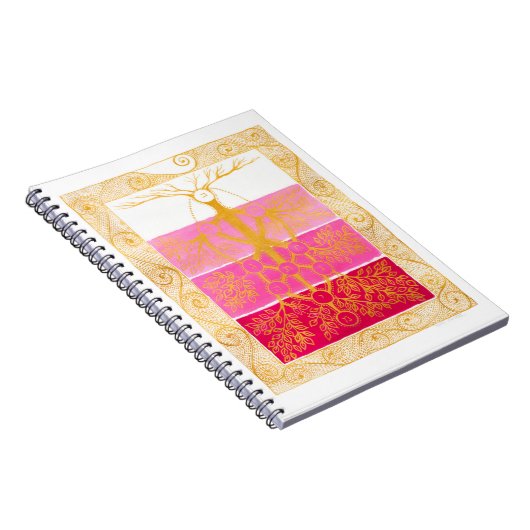 Tree mit Roots in Heaven Notebook Notizblock (Rechte Seite)