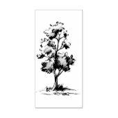 Tree mit Shading Art Briefmarke Gummistempel (Prägung)