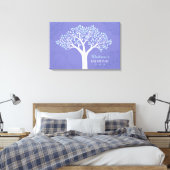 TREE MIT STARS Bar Mitzvah Memory Sign-In Board Leinwanddruck (Insitu (Schlafzimmer))