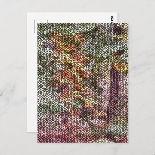 TREE MOSAIC POSTKARTE (Vorne/Hinten)
