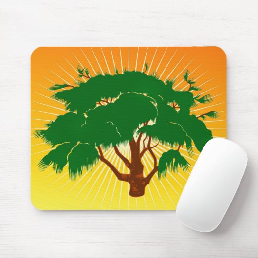Tree Mouse Pad Mousepad (Mit Mouse)