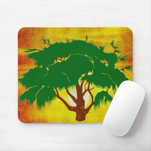 Tree Mouse Pad Mousepad (Mit Mouse)