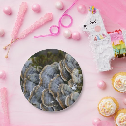 Tree Mushrooms Foto Paper Teller (Party)