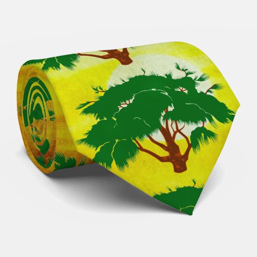 Tree Neck Tie Krawatte (Gerollt)