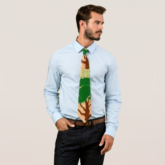 Tree Neck Tie Krawatte (Beispiel)