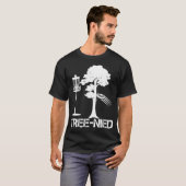Tree Nied Funny Disk Golf Player Joke Frisbee T-Shirt (Vorne ganz)