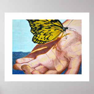 Tree Nymph an Hand Poster