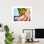 Tree Nymph an Hand Poster (Heimbüro)