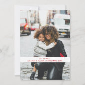 Tree of Art Christmas Foto Card Karte (Rückseite)