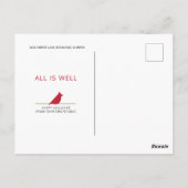 Tree of Art Corporate Christmas Postcard Postkarte (Rückseite)