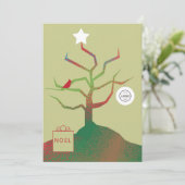 Tree of Art Corporate Weihnachtskarte Karte (Stehend Vorderseite)