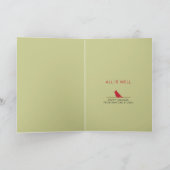 Tree of Art Corporate Weihnachtskarte Karte (Innenseite)