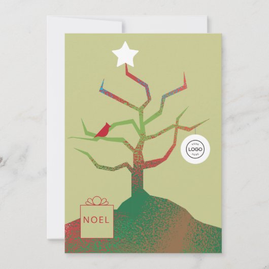 Tree of Art Corporate Weihnachtskarte Karte (Vorderseite)