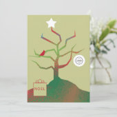 Tree of Art Corporate Weihnachtskarte Karte (Stehend Vorderseite)