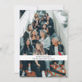 Tree of Art Corporate Weihnachtskarte Karte (Rückseite)