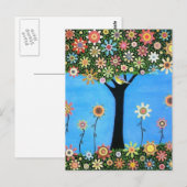 Tree of Beauty Post card Postkarte (Vorne/Hinten)