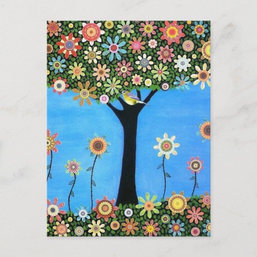 Tree of Beauty Post card Postkarte (Vorderseite)