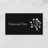 Tree of Diamonds Business Card Logo Visitenkarte (Vorderseite)