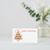 Tree of Drums Frohe Weihnachts-Platzkarten Name Ta Platzkarte (Stehend Vorderseite)