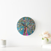 Tree of Enchantment wall clock Runde Wanduhr (Zuhause)