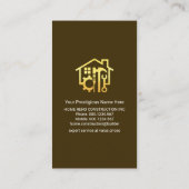 Tree of Gold Handyman Tools Visitenkarte (Rückseite)