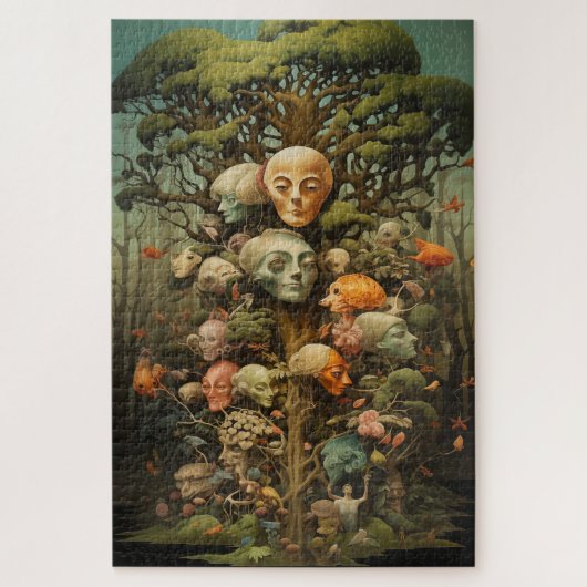 Tree of Heads Puzzle (Vertikal)