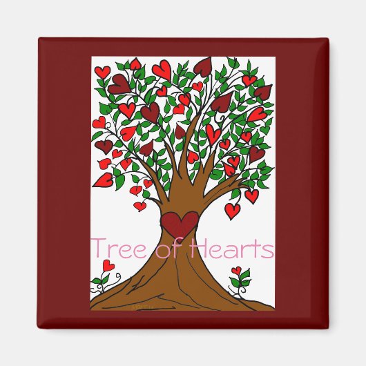 Tree of Hearts Magnet (Vorne)