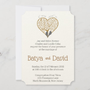 Tree of Hearts Wedding Einladungen