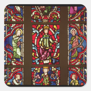 Tree of Jesse Quadratischer Aufkleber