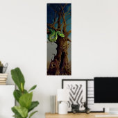Tree of Knowledge ART PRINT - Diptych Verlassen Si Poster (Heimbüro)