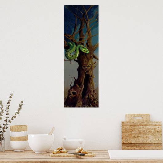 Tree of Knowledge ART PRINT - Diptych Verlassen Si Poster (Küche)