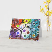 tree of life #22 By Lori Everett Karte (Gelbe Blume)