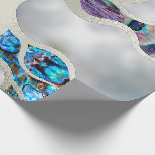 Tree of life - Abalone Shell and Pearl Geschenkpapier (Ecke)