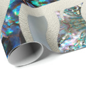 Tree of life - Abalone Shell and Pearl Geschenkpapier (Rolleneckpunkt)